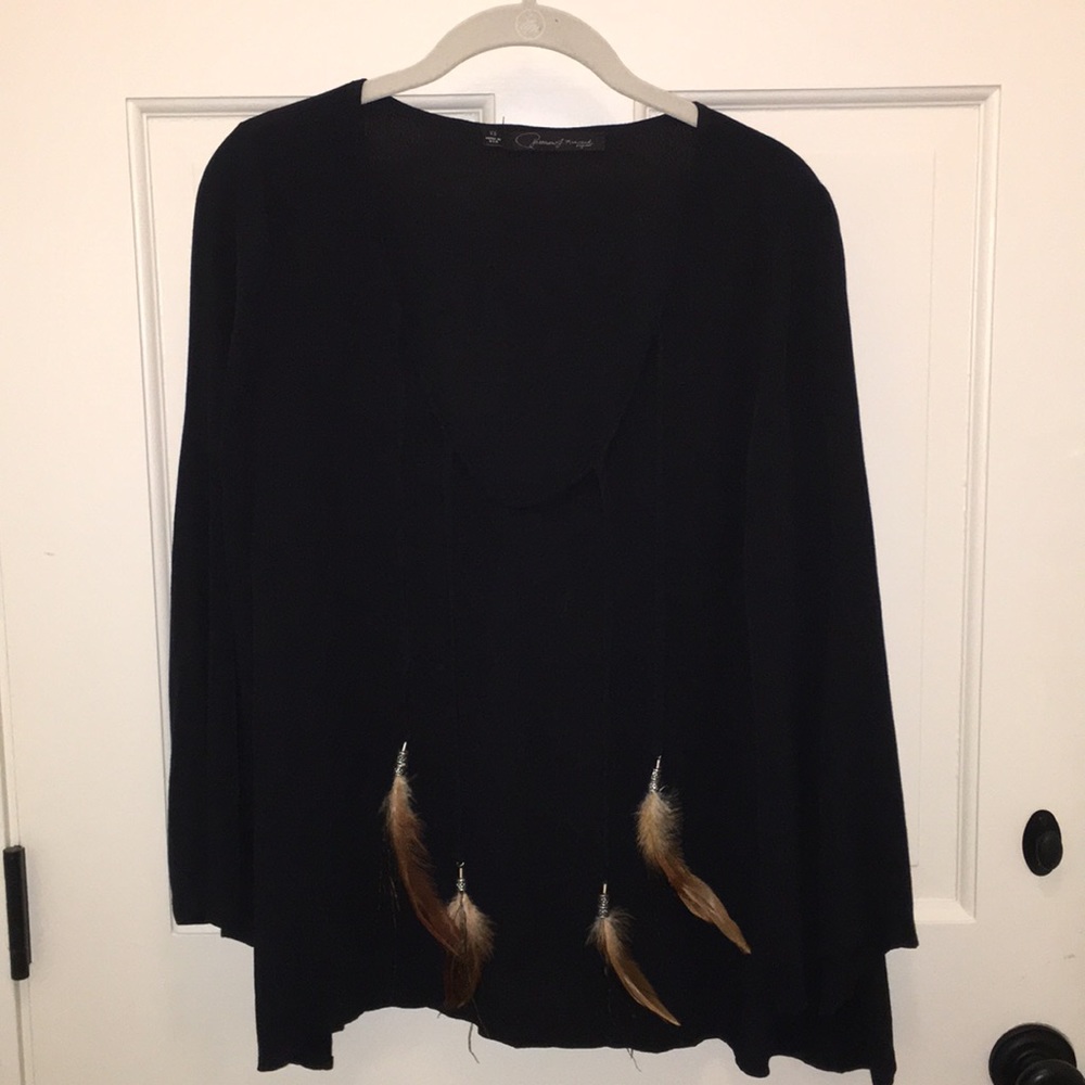 Feather blouse